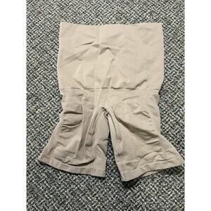 Yitty Women’s Nearly Naked Shaping Ultra High Waist Booty Lift Shorts Taupe XL